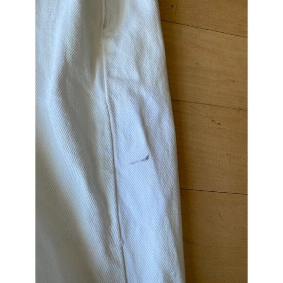 WE the Free - Free People Womens jeans sz 30 "the Lasso" white distressed denim - Picture 7 of 11